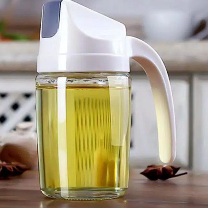 Terbaru - BOTOL MINYAK GORENG BAHAN KACA TEBAL 300ML 600ML OIL POT - BOTOL SERBAGUNA .,