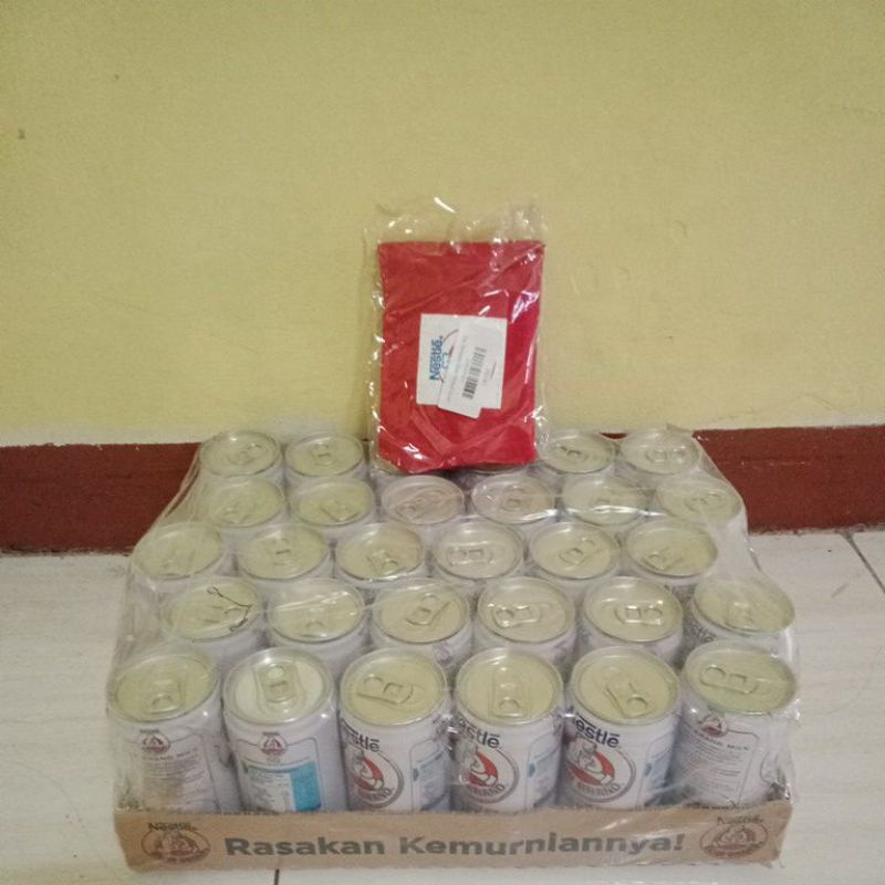 

White Milk Brand 1 karton isi 30 kaleng (free tas belanja)