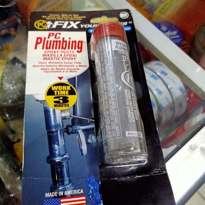 

Lem PC Plumbing Epoxy Putty adalah lem import dari USA