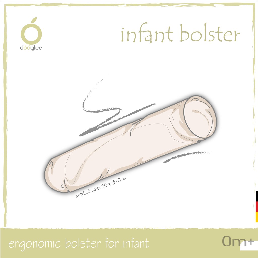 Dooglee Infant Bolster Include Case | Bantal Guling Anak