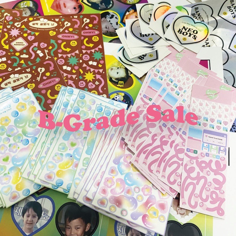 

[PLEASE READ DESC] Oopsie Pack/Random Pack (4 stickers)