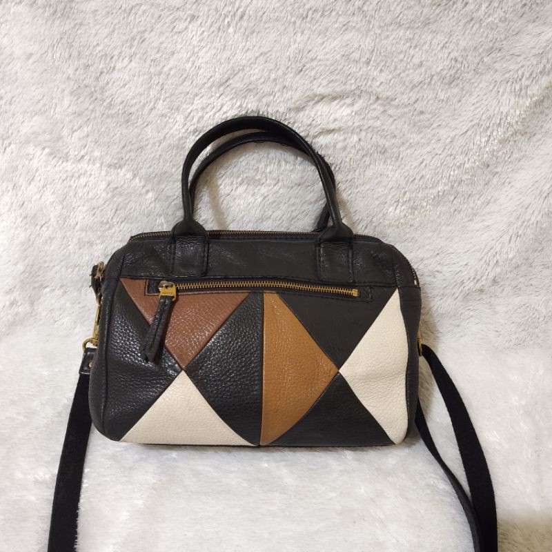 ❌SOLD❌ Fossil Bag Erin Patchwork preloved Pl Sling bag Speedy