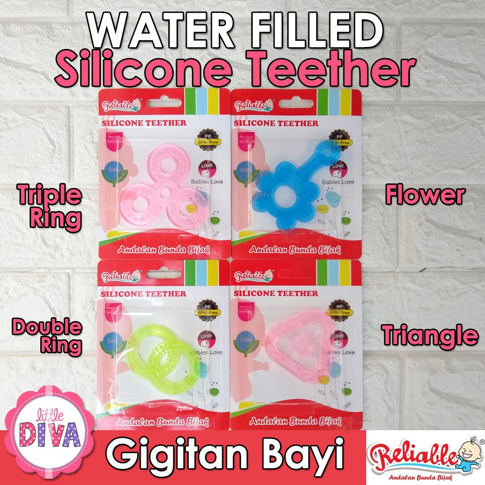 RELIABLE &amp; LUSTY BUNNY WATER FILLED SILICONE TEETHER - Gigitan Bayi Silikon Reliable &amp; Disney Baby DMM-4011