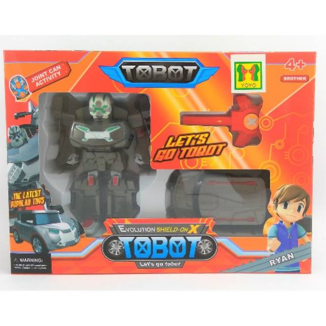 Mainan Lets Go Tobot Evolution Shield on X