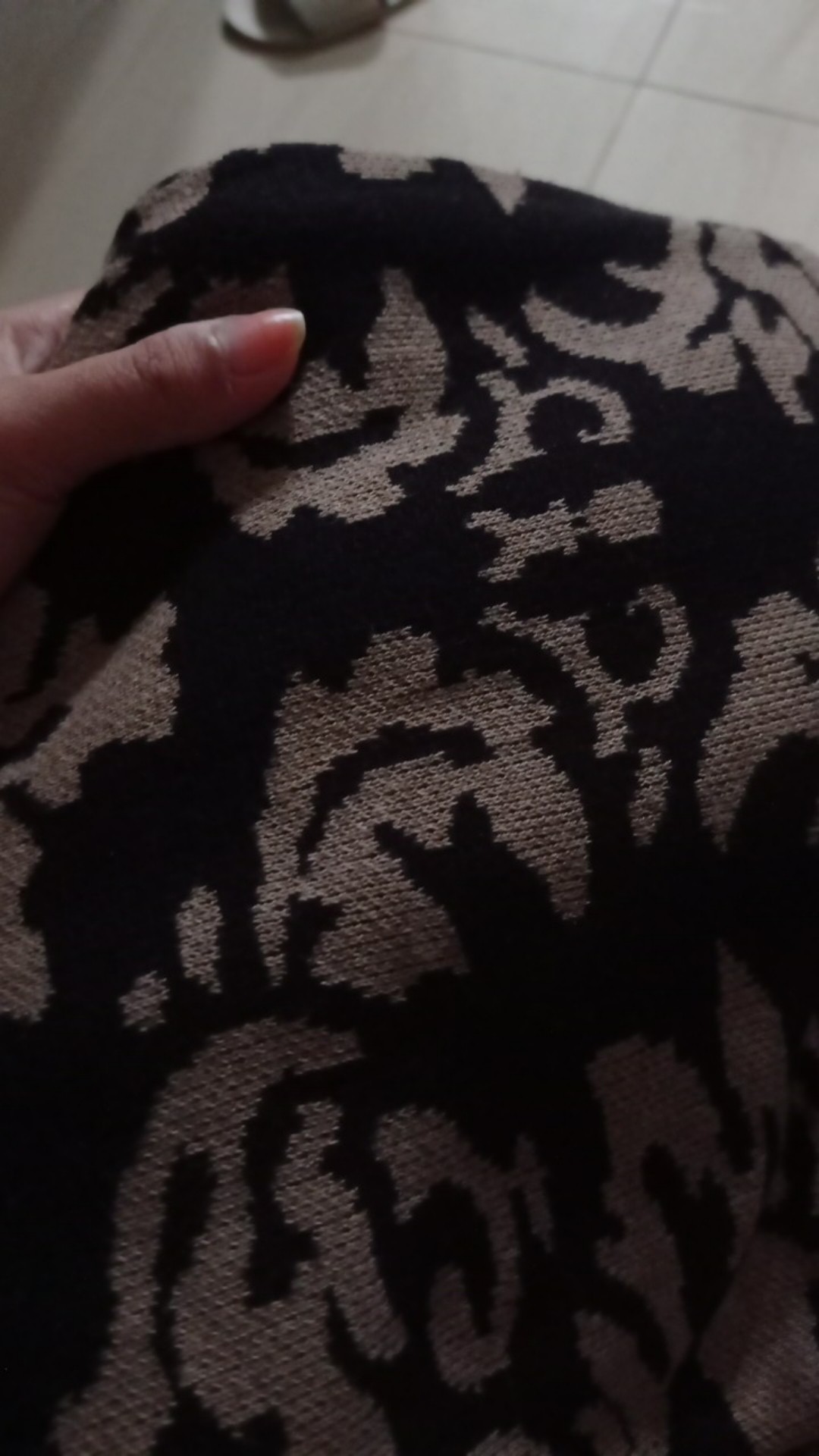 Tunik Rajut Premium Ld 110cm Motif Batik Best Seller