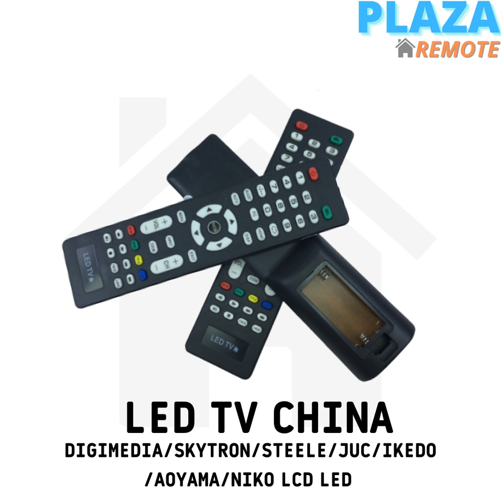 Remot / REMOTE LED TV CHINA /DIGIMEDIA/SKYTRON/STEELE/JUC/IKEDO/AOYAMA LCD LED / ecer dan grosir