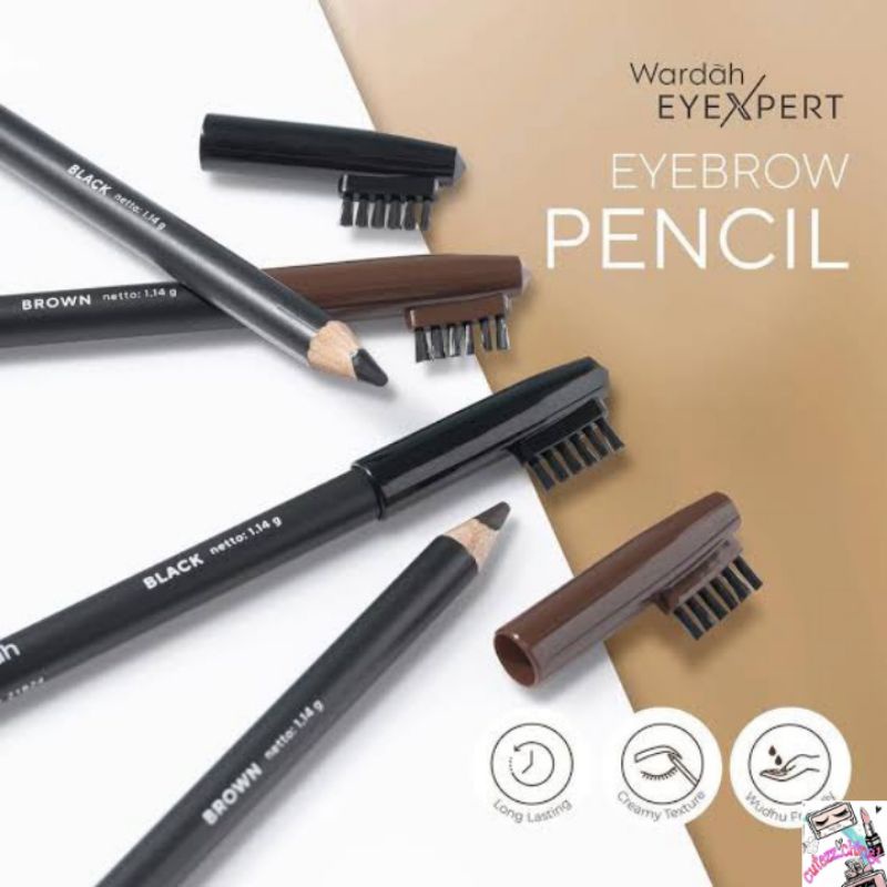 ☃Cutezz_Ching1☃Wardah Eyebrow Pencil 1.14g - Pensil Alis