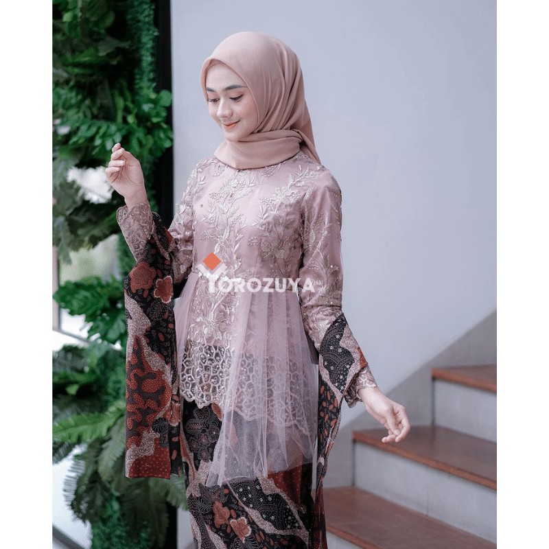 Kebaya Couple Modern, Kebaya Tunangan Lamaran, Kebaya Wisuda, Kebaya Kondangan-4
