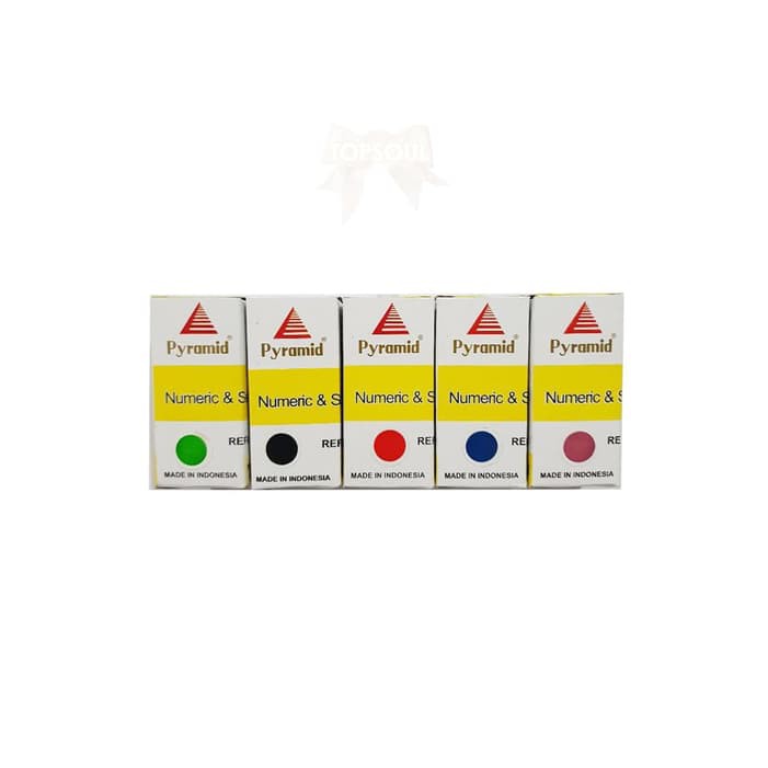 

Promo [UNGU] Tinta Stampel 30 cc PYRAMID / stamp pad ink mini / refill cap Elegan