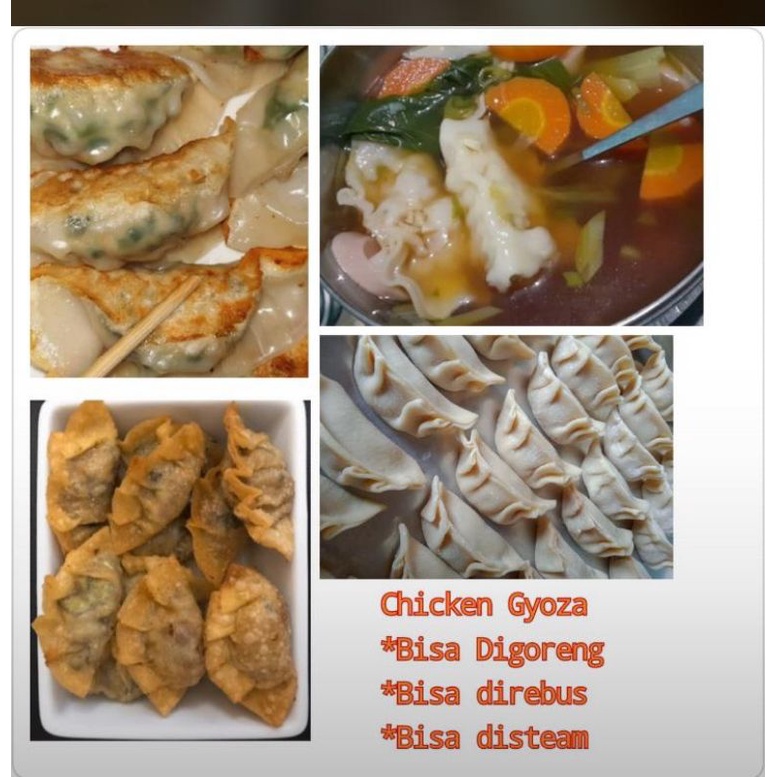 

FROZEN GYOZA AYAM ISI 10 / BOX