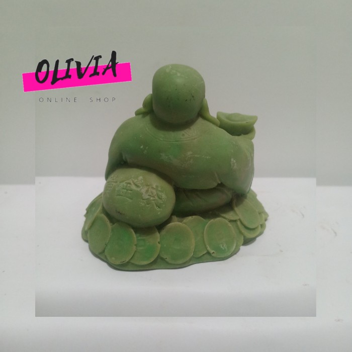 Jual Ready Patung Budha Julai Maitreya Hijau Kuno Jadul Antik Shopee Indonesia