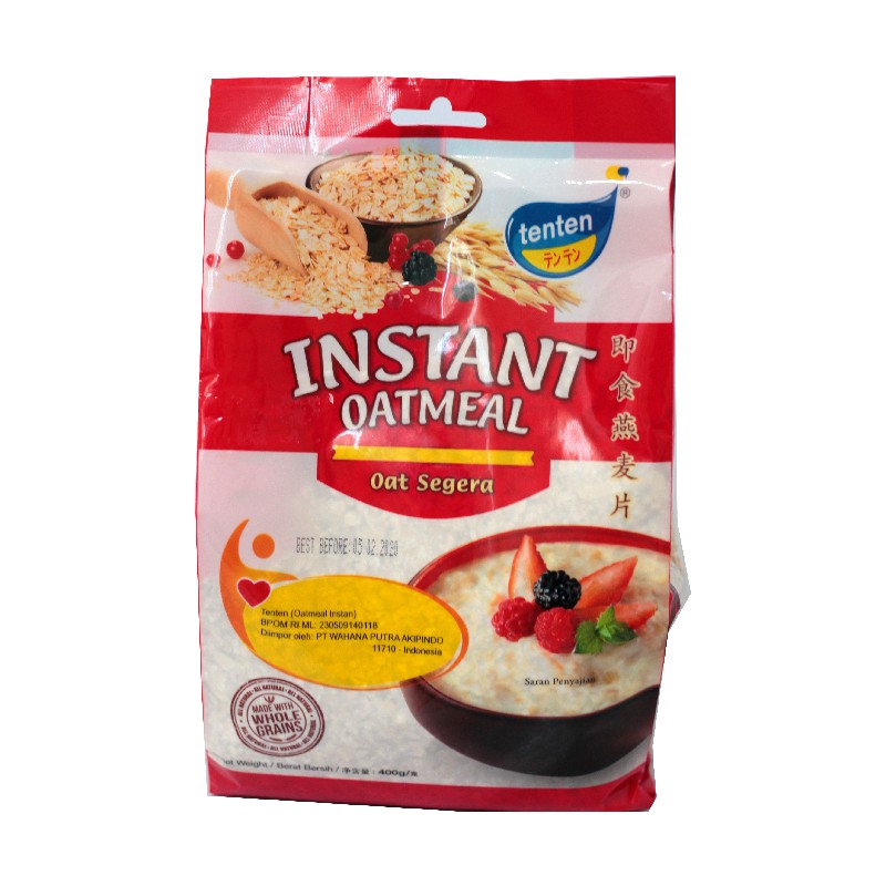 

TENTEN INSTANT OATMEAL 400GR