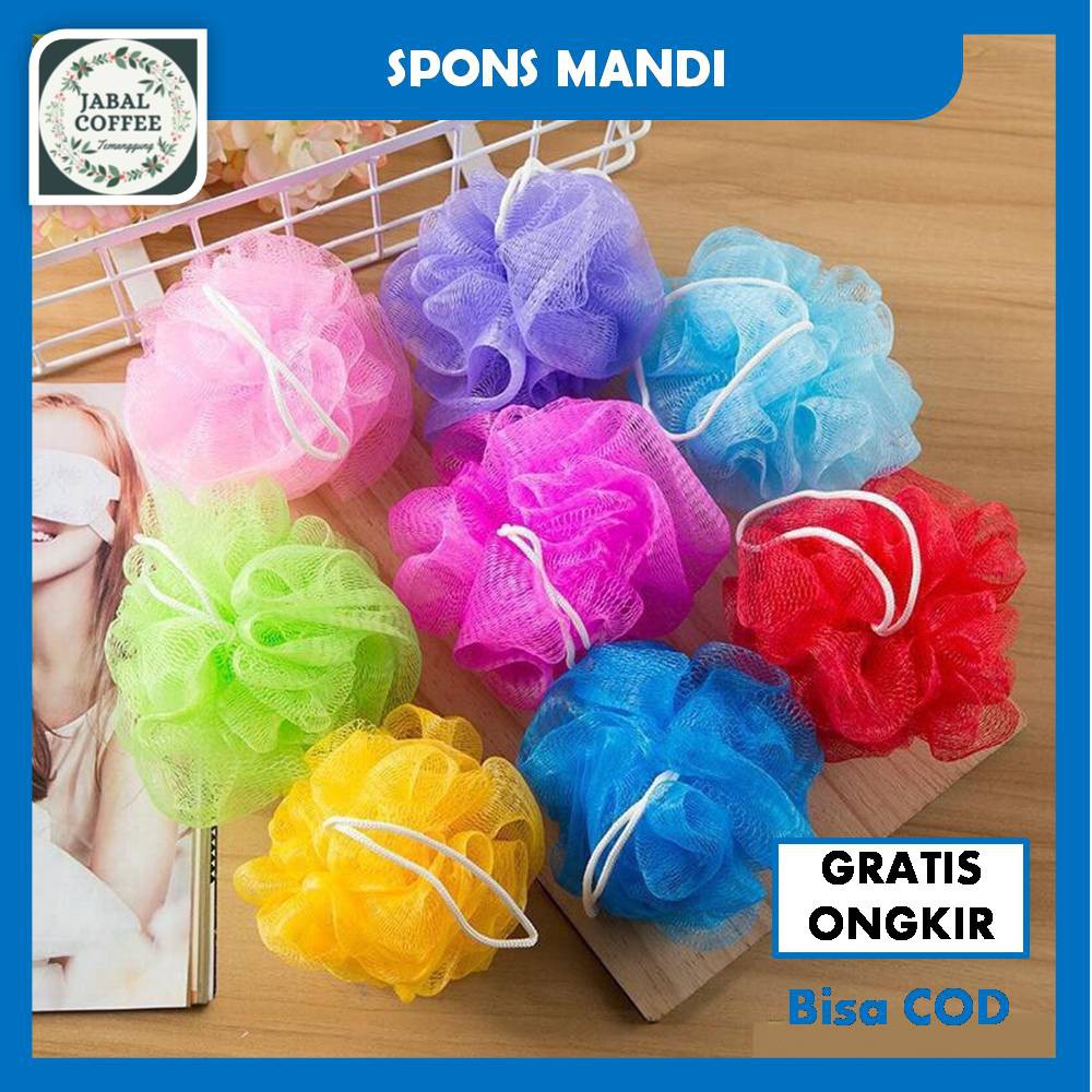 Spons Mandi Untuk Dewasa Dan Anak / Spont Mandi 20 Gram / Spont Warna Warni J64