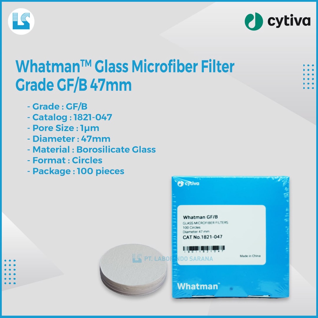 Jual Whatman Glass Microfiber Filter GF/B , 47 mm | Shopee Indonesia