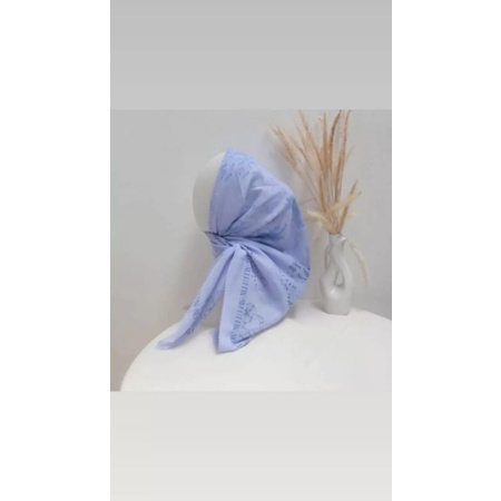 Kerudung Voal/ kerudung hijab motif Deenay kw/ Kerudung hijab polos/ Kerudung hijab bahan halus adem
