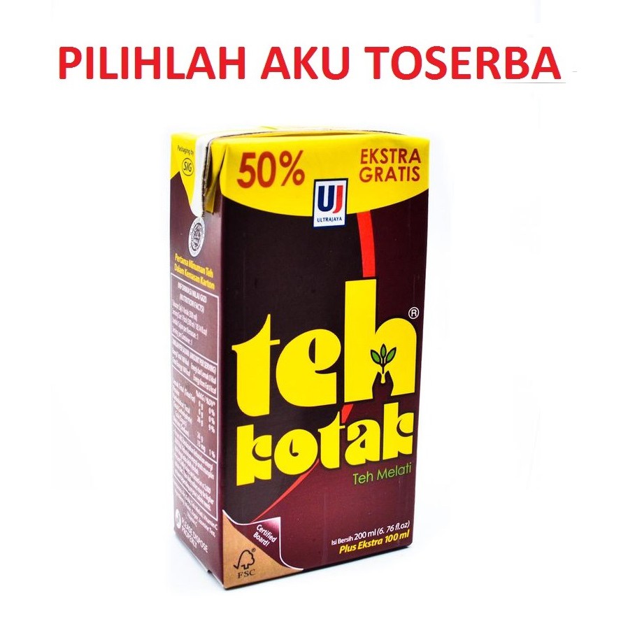 TEH KOTAK ULTRA JASMINE 300 ML - ( 1 DUS ISI 24 )