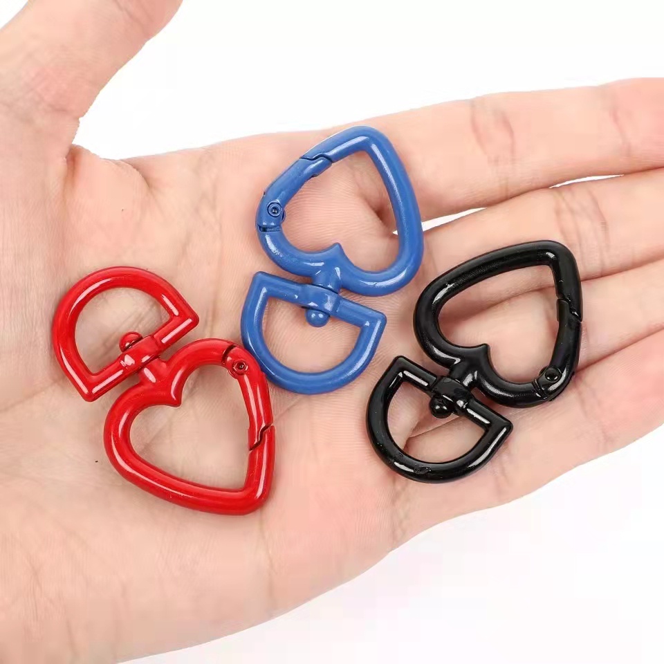 Seatbelt Keychain Love Warna-Warni Harga/10Pc