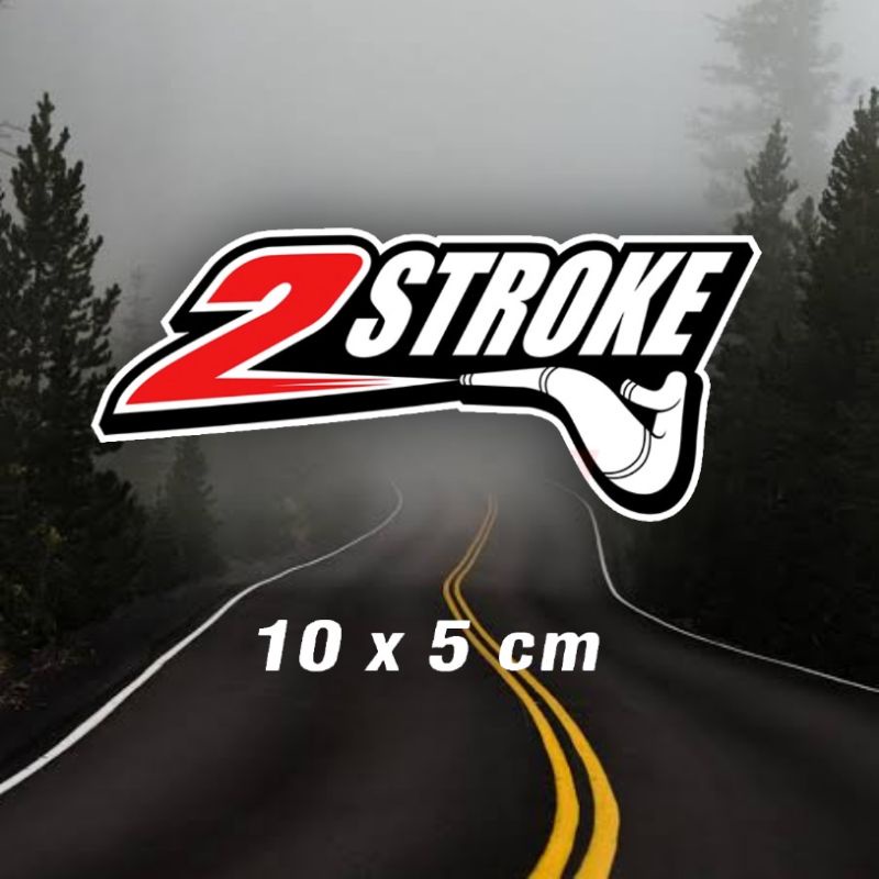

Sticker Stiker 2 Stroke 2 Tak
