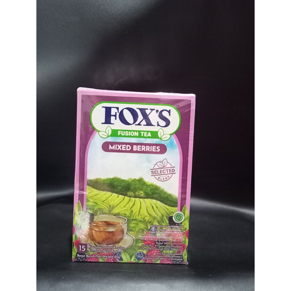 TEH INSTANT FOX FUSION TEA MIXED BERRIES