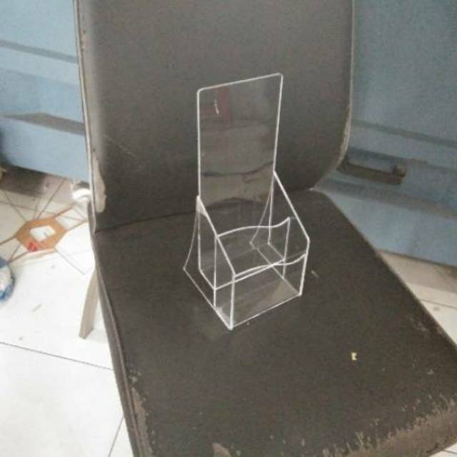 

Akrilik Acrylic tempat brosur folio:3 dua susun