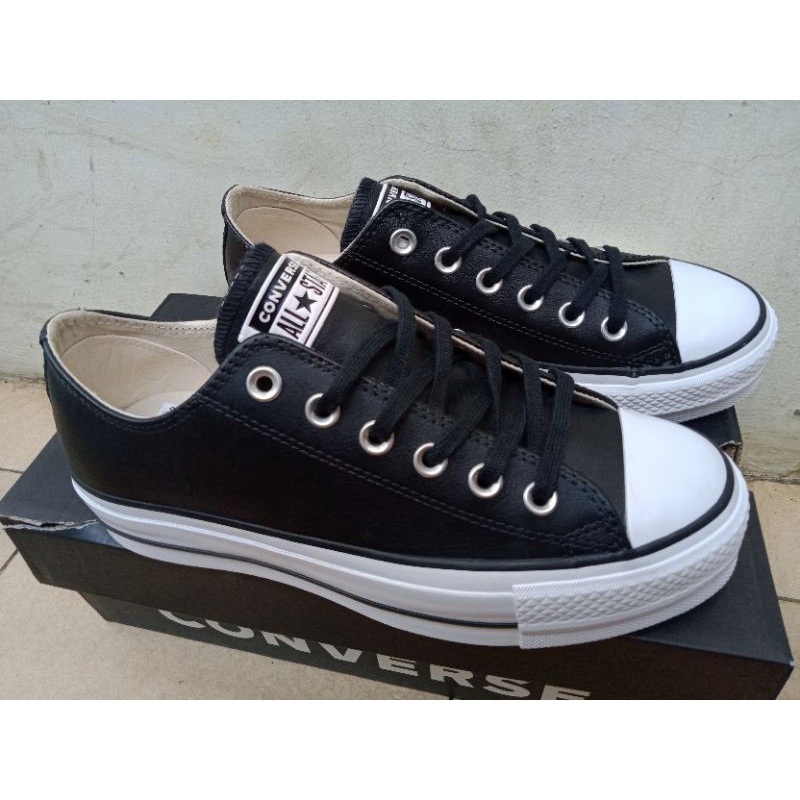 SEPATU KULIT CONVERSE CTAS LIFT CLEAN OX 100% ORIGINAL WOMEN SHOES