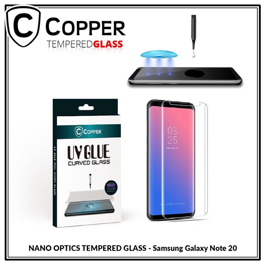 Samsung Galaxy Note 20 - COPPER Nano Uv Glue Tempered Glass