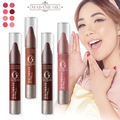 Madame Gie Magnifique Lip Crayon Satin Lipstik