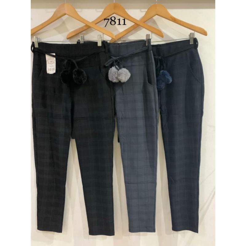 Celana wanita bahan soft Suede import ukuran allsize fit xxl