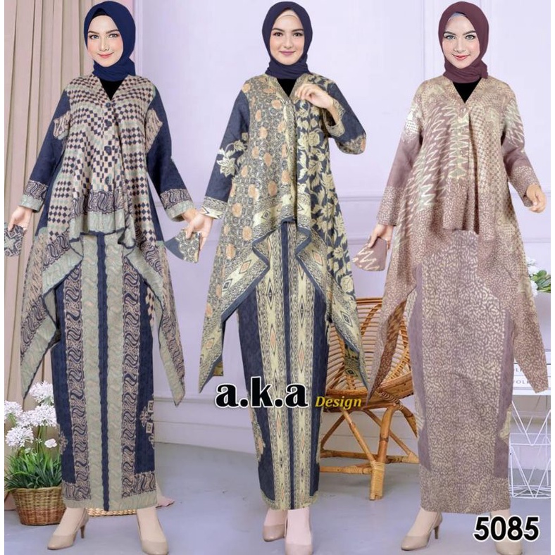 [5085]SETELAN ROK BUSUI BATIK VISCOSE PREMIUM // SEMI SUTRA // KODE AKA