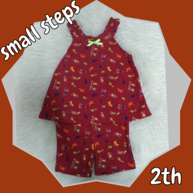 stelan kaos anak &quot;small steps&quot;