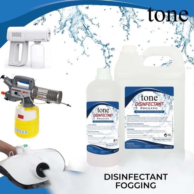 CAIRAN DISINFEKTAN FOGGING 5 LITER KEMENKES | TONE DISINFEKTAN FOGGING