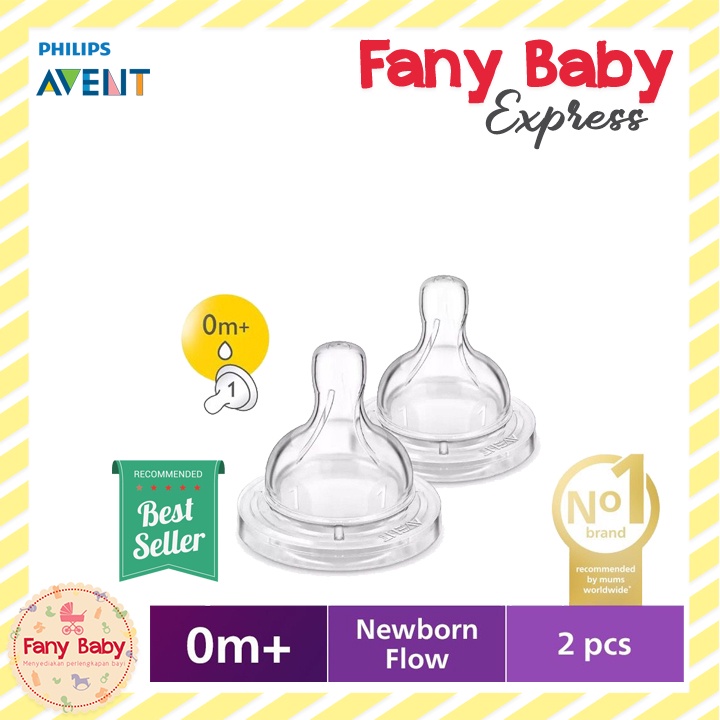 PHILIPS AVENT CLASSIC TEAT / NIPPLE / ISI 2 PCS