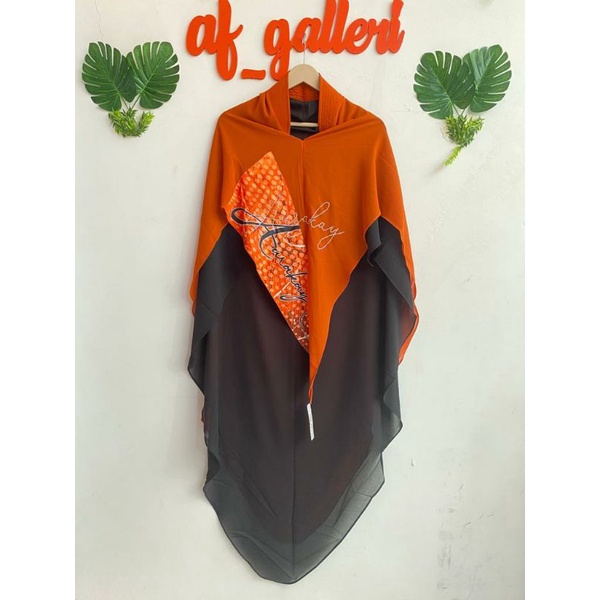 Dress + Khimar Fatiyah | by. Aurakay Syari