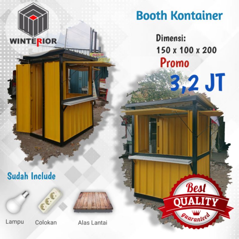 Jual Booth Container Booth Kontainer Gerobak Jualan Gerobak