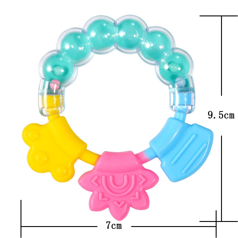 Mainan Teether Bayi Bahan Silikon Motif Kartun