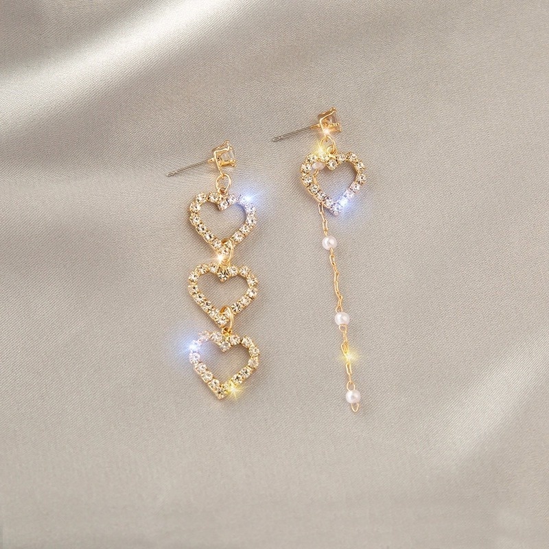 Anting Tusuk Gantung Temperament Warna Gold Gaya Koreatrendy Untuk Wanita