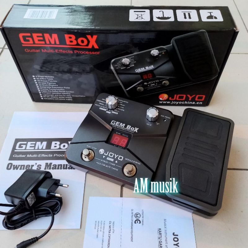 MULTI EFFECT PROCESSOR JOYO GEMBOX EFEK GITAR - JOYO GEM BOX