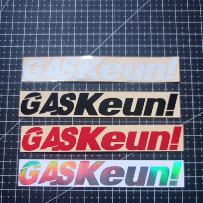 STICKER GASKEUN CUTTING