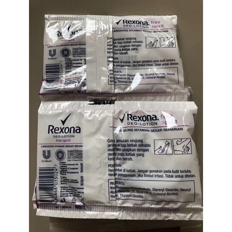 REXONA Deo Lotion per sachet