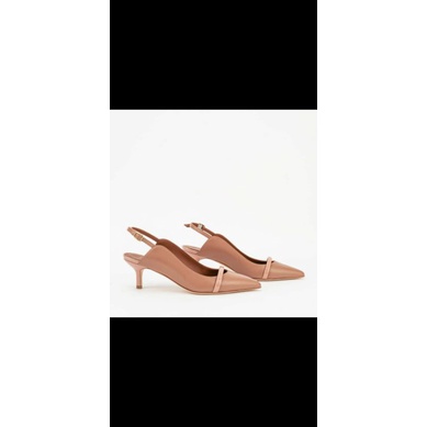 Jual Sepatu malone nude souliers 45mm slingback pumps nude | Shopee