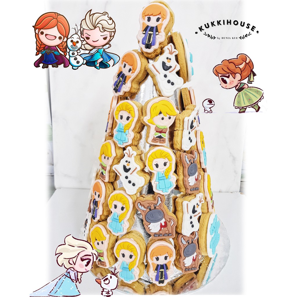 

Frozen cookies fondant set