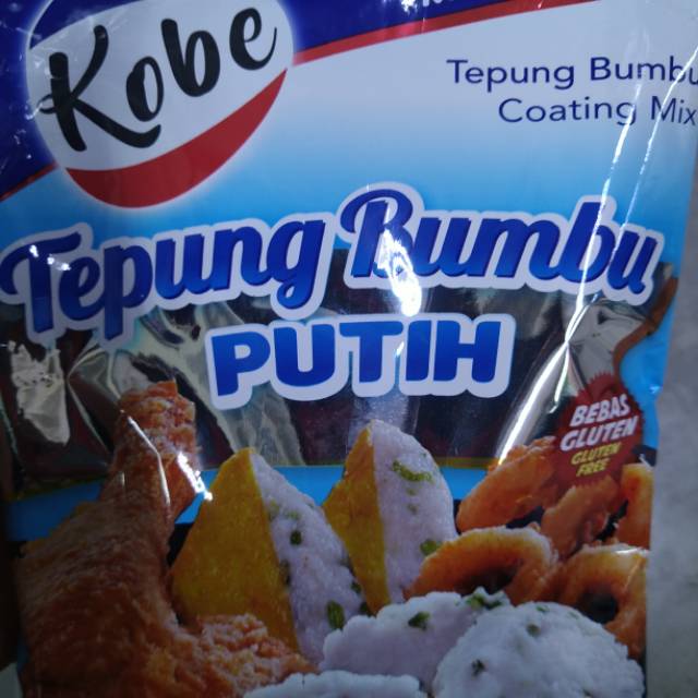 

Kobe tepung bumbu putih 210 serbaguna coating flour