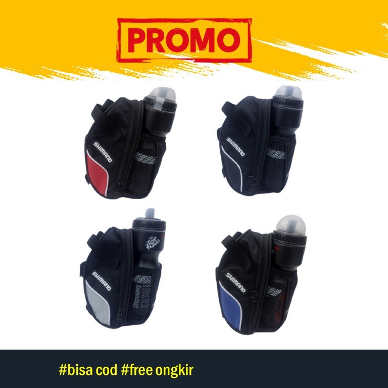 Tas Sepeda Lipat Di Belakang Jok Free Botol Minum