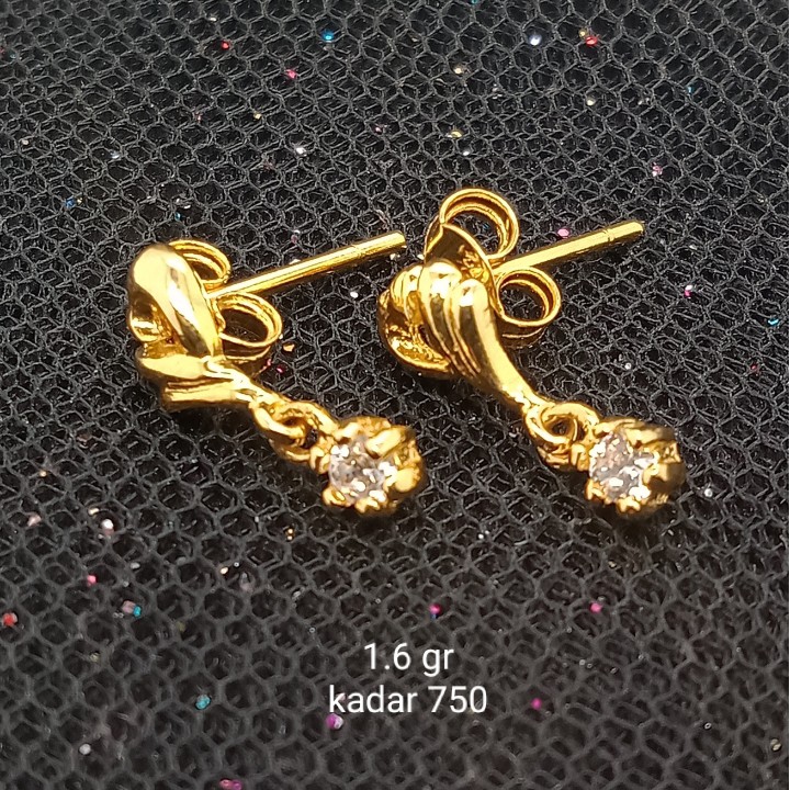 Anting Emas 17K - 1.6 gr Kadar 750 - 1612