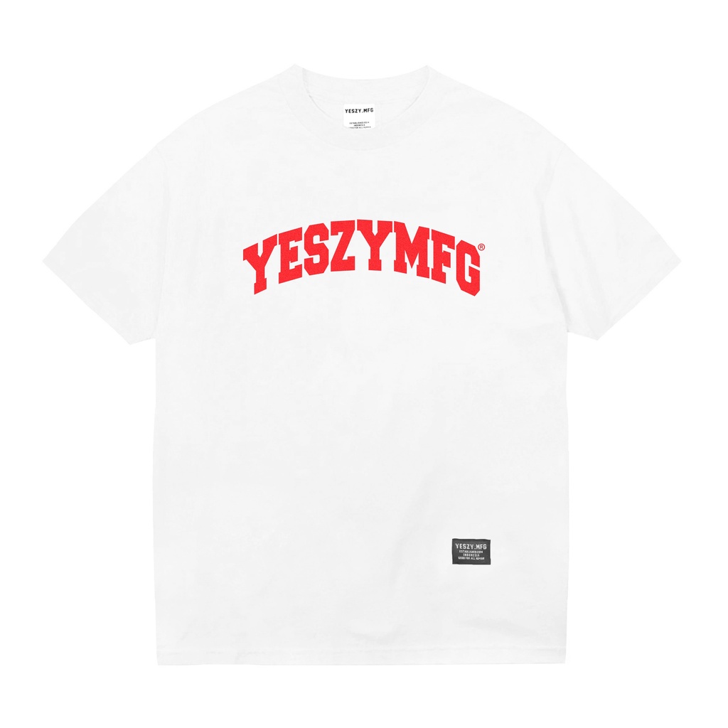 YESZY.MFG Tshirt White Cyber F. Red