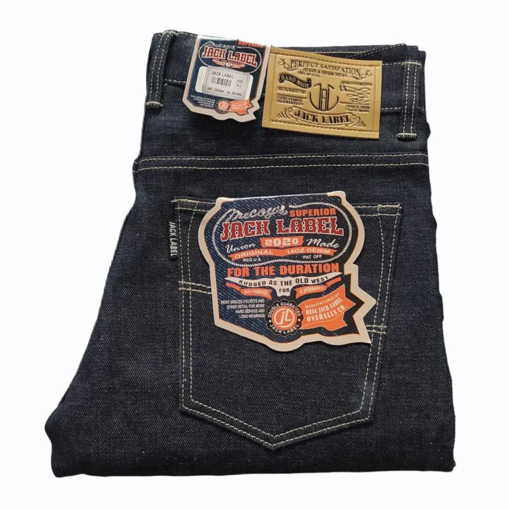 Celana Jeans Denim Salvadge Original Jack Label Size 28-33 Selvedge Denim Jack Label CELANA PANJANG