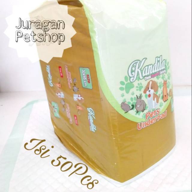 UNDERPAD Kucing/Anjing 30*45|Pet Sheet|Training Diaper Pet|Pet Toilet|Tatakan Kadang