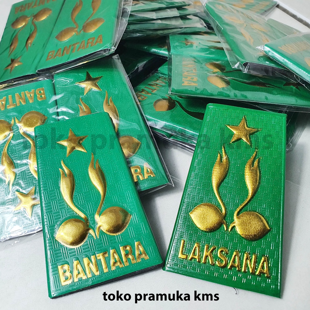 BANTARA LAKSANA KARSTEK TAHAN AIR TKU Pandega Evolet Pramuka 1 Pasang 2pcs kanan kiri Penegak