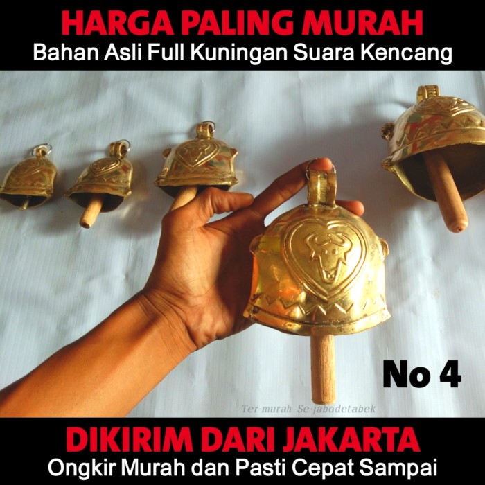 kelontongan sapi klontong sapi kuningan no 4 kalung sapi kalung kerbau