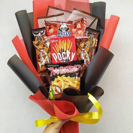 Sale Buket Snack Makanan Wisuda Souvenir Gift Bouquet - Paling Dicari